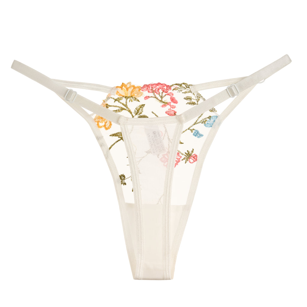 Flying Flowers Thong