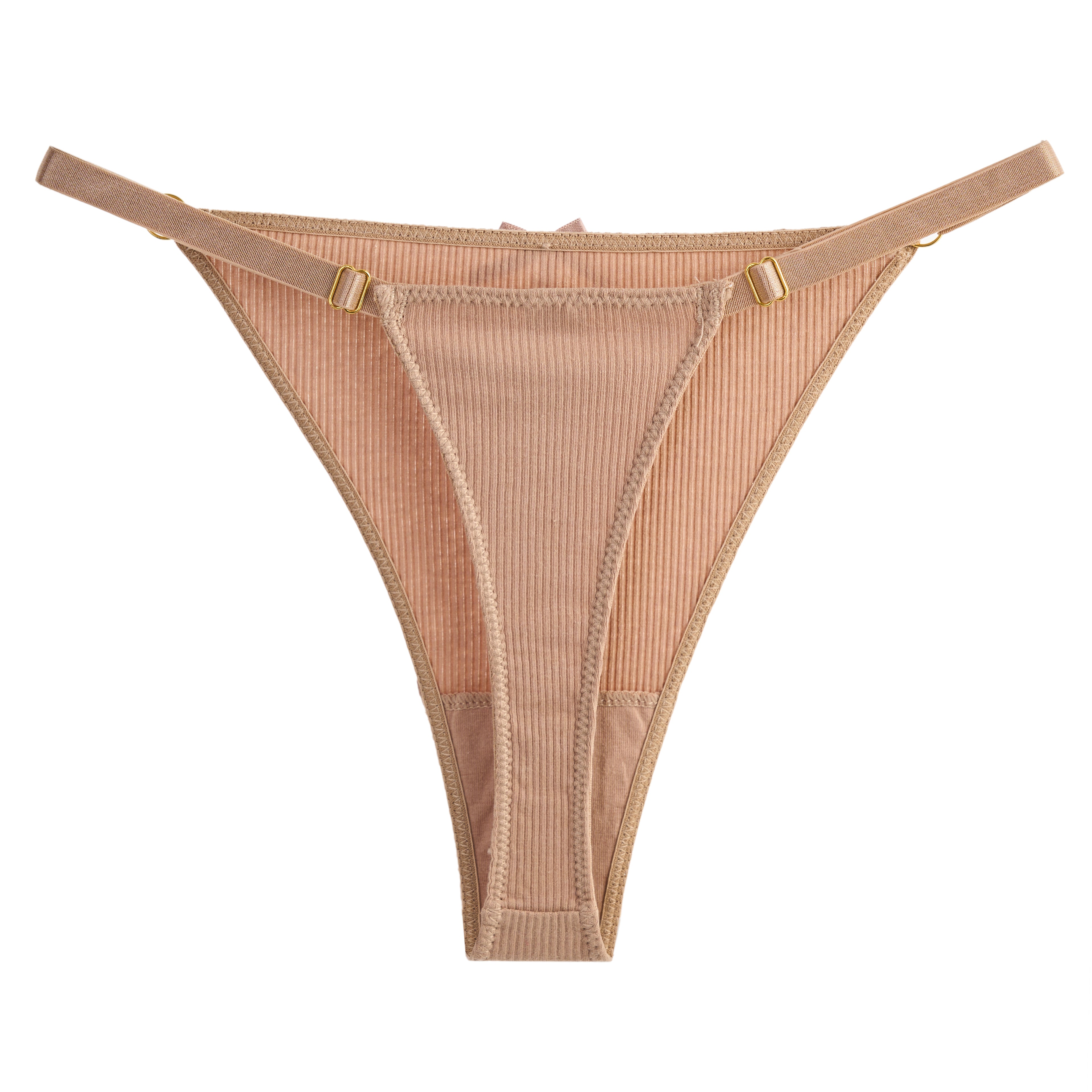 Ripped Cotton Thong