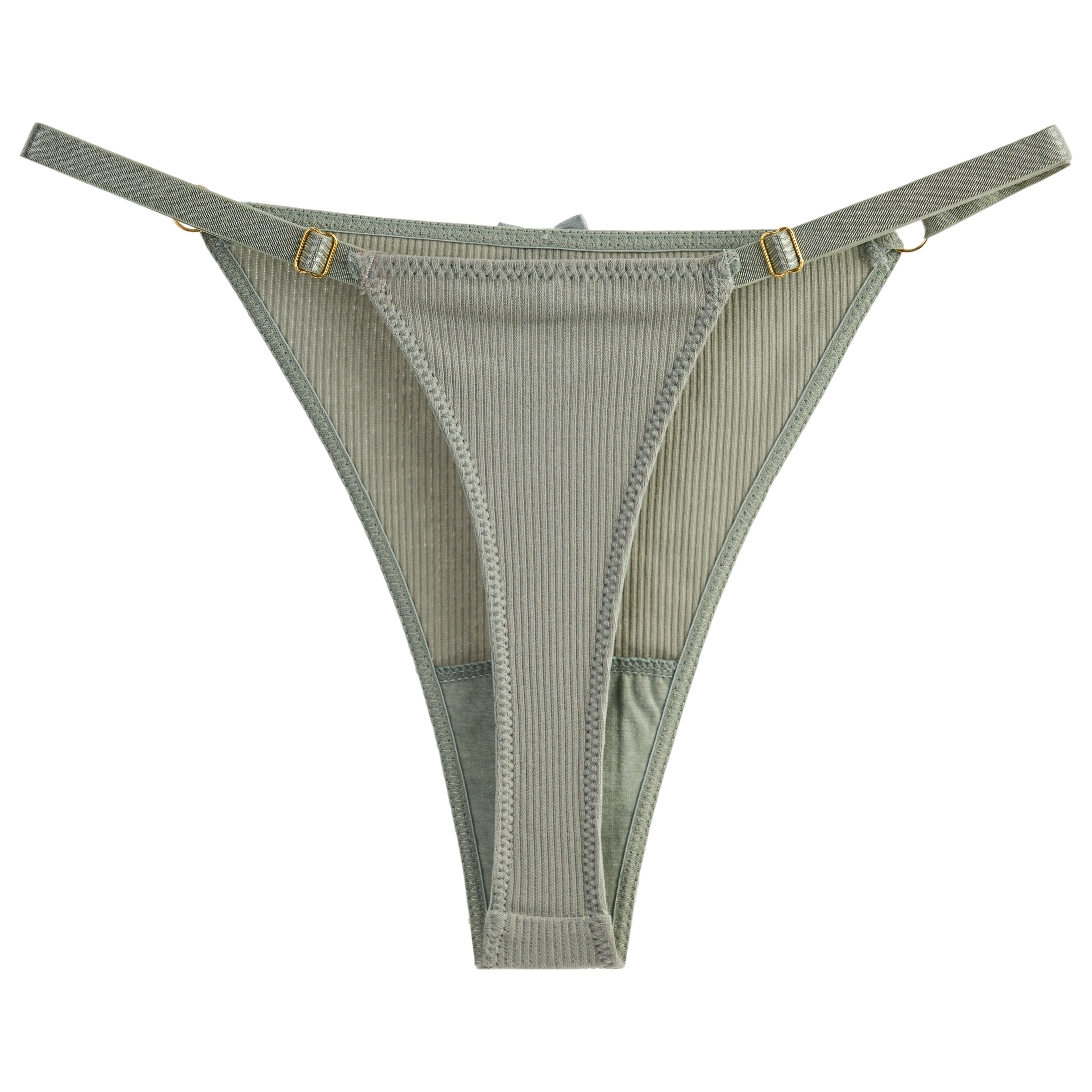 Ripped Cotton Thong